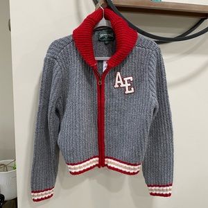 American Eagle Zip-Up Sweater